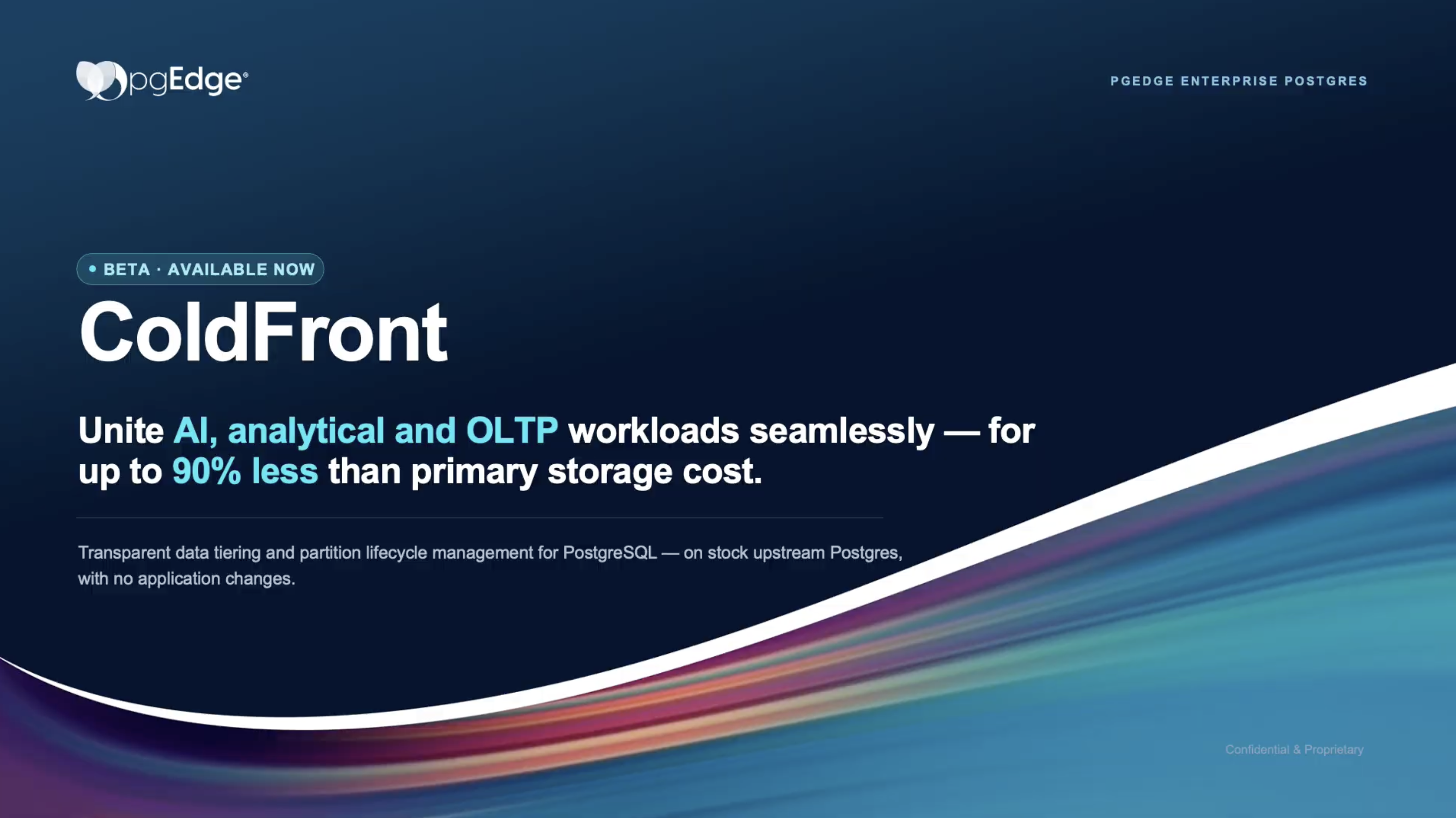 ColdFront Postgres Tiered Storage Demo thumbnail