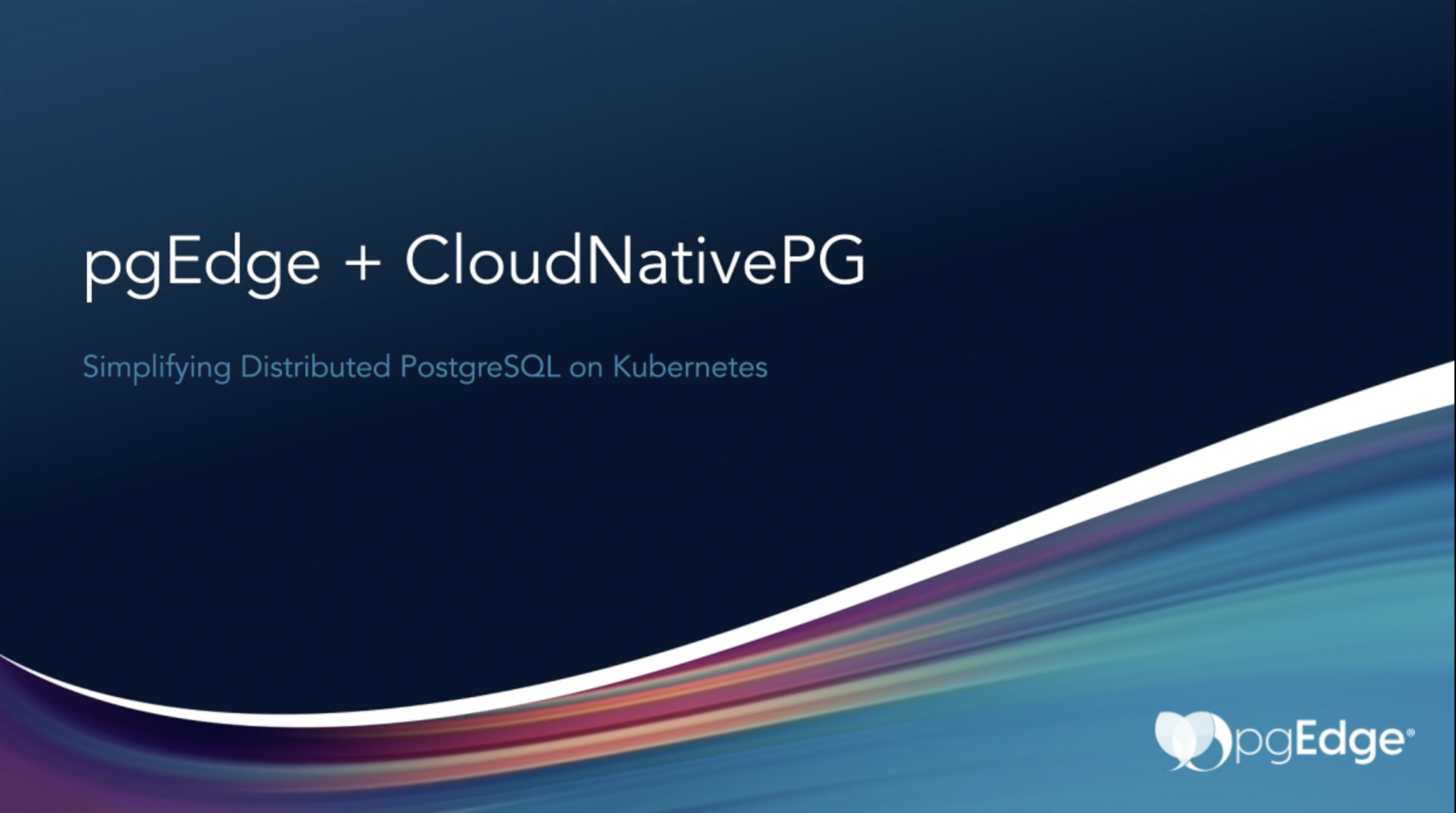 pgEdge-CloudNativePG