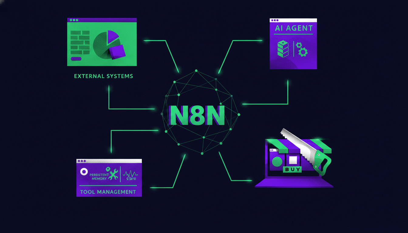 Design a conceptual diagram illustrating the 'Architectural Philosophies' of N8N and Convex. On one side, depict N8N as 