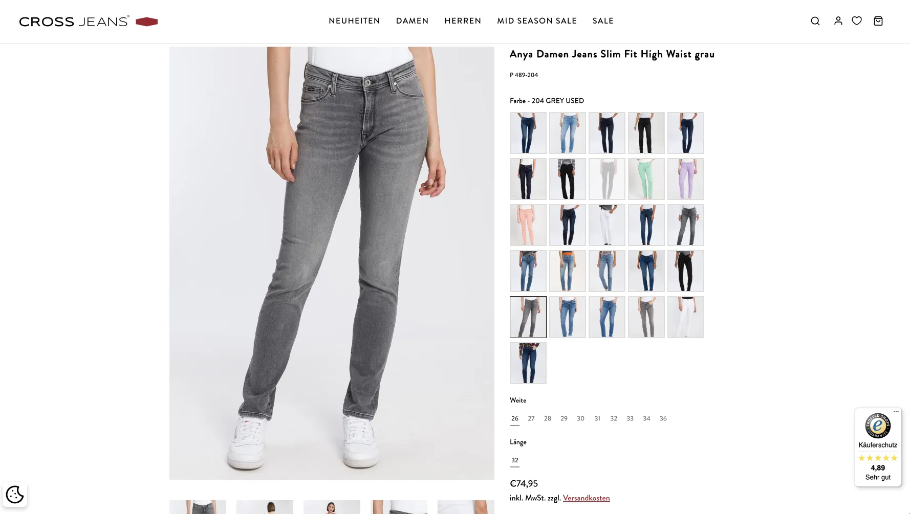 Case Foto CROSS JEANS von BRANDUNG