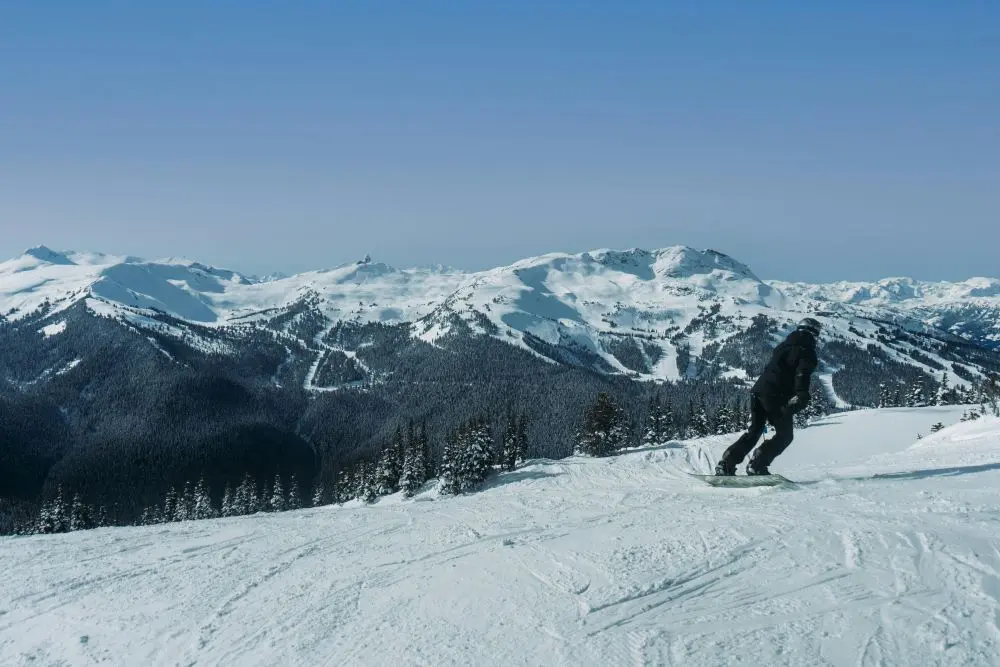 Snowboarders On The Slopes Canada