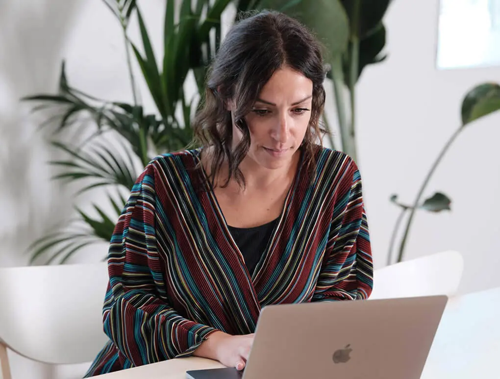 Woman With Laptop