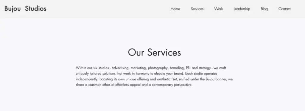 Bujou Studios 1024x374