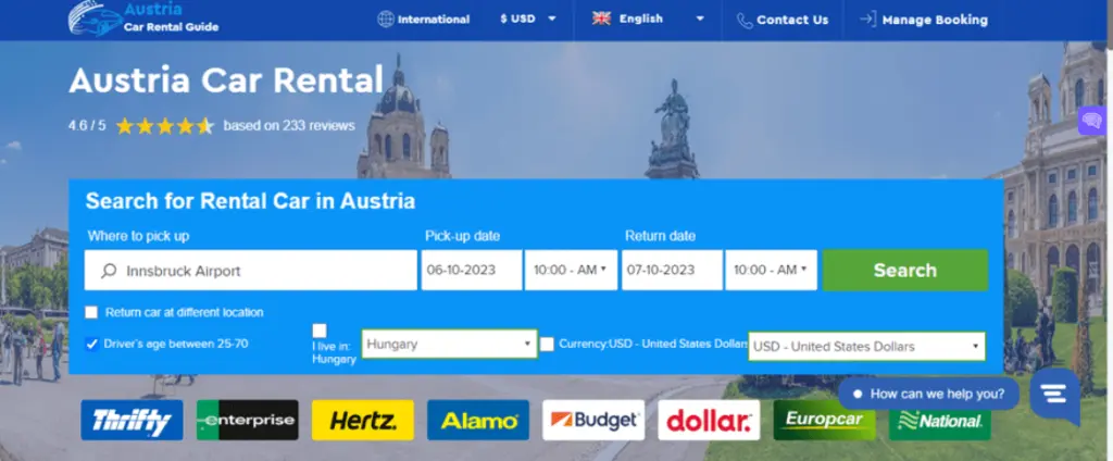 Austria Car Rental The 5 Best Car Rental Companies In Austria 1024x424