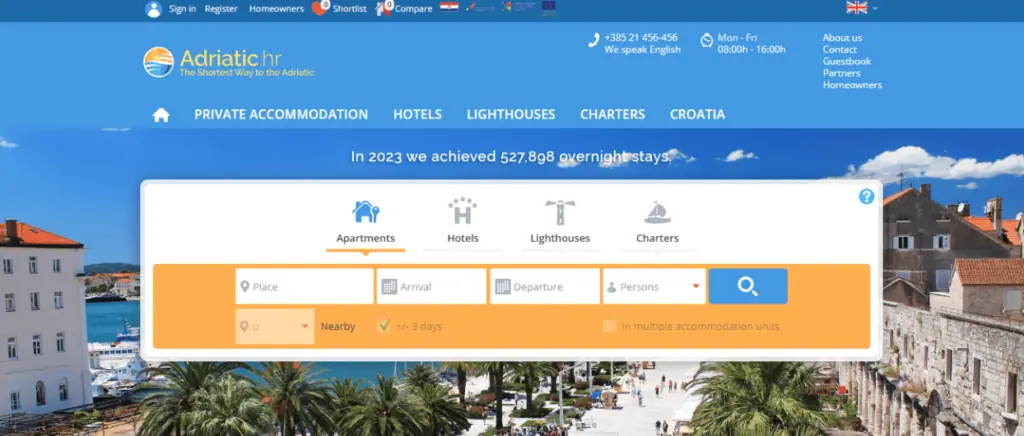 Adriatic Best Online Travel Agencies In Croatia 1024x436