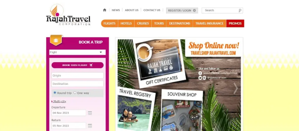 Rajah Travel Corporation Best Online Travel Agencies Philippines 1024x450
