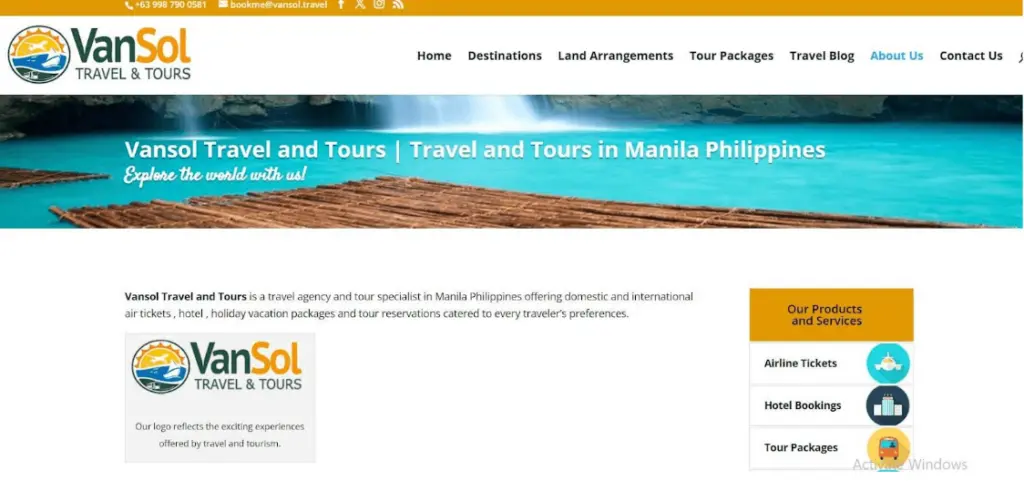 Van Sol Travel Tours Best Online Travel Agencies Philippines 1024x481