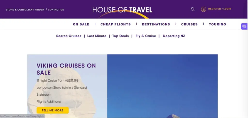 House Of Travel Best Online Travel Agencies New Zealand 1024x490