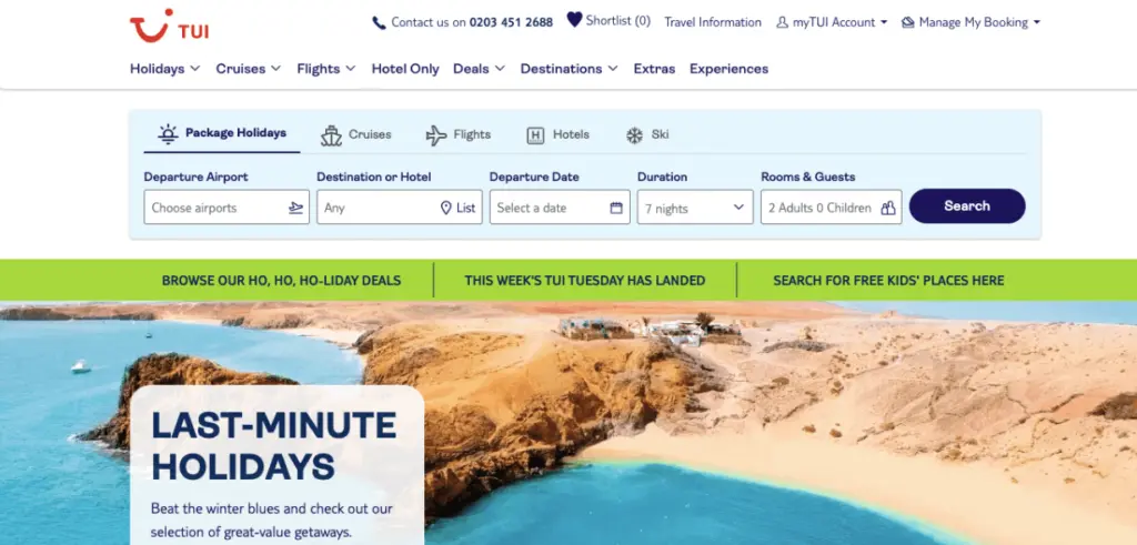 Tui Best Budget Travel Companies In The Uk 1024x491