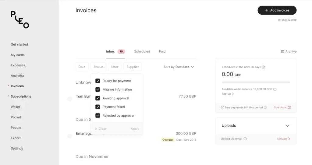 Pleo Expense Management Platform Overview 27 1024x542