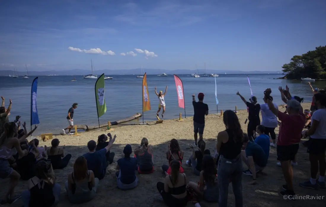 Slidebig Koh Lanta Poteaux Plage Celine Ravier