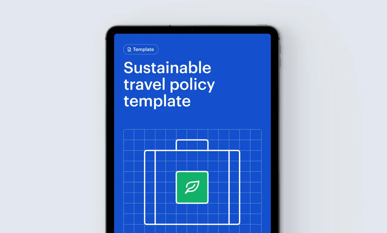 Sustainable Travel Policy Template
