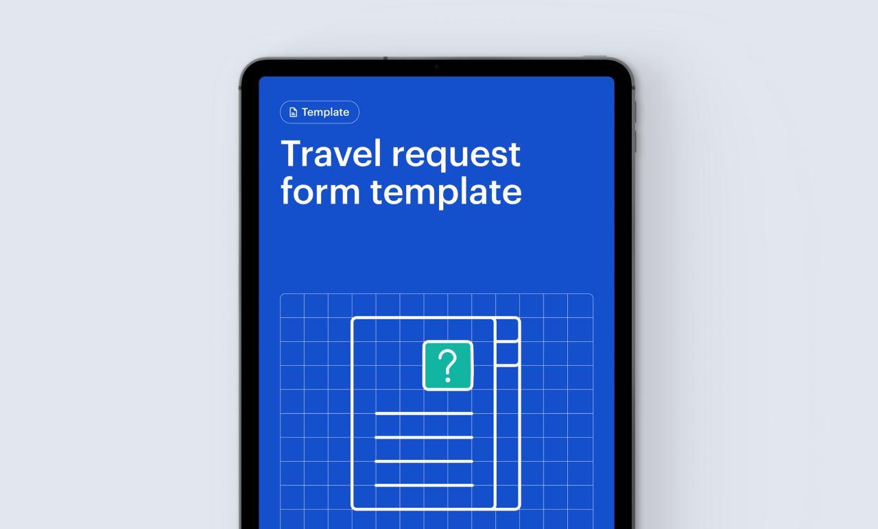 Travel Request Form Template