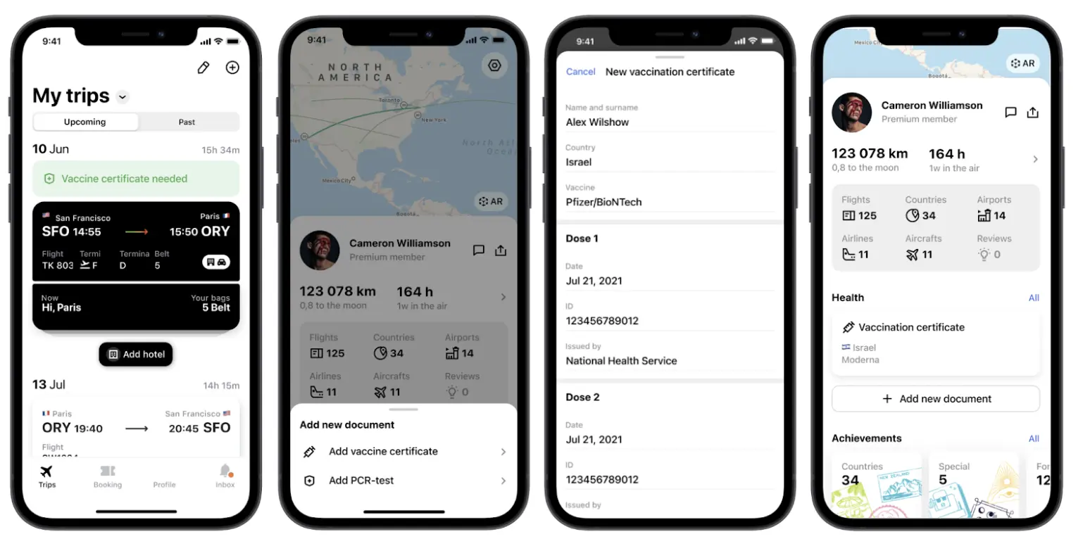 App in the Air homepage