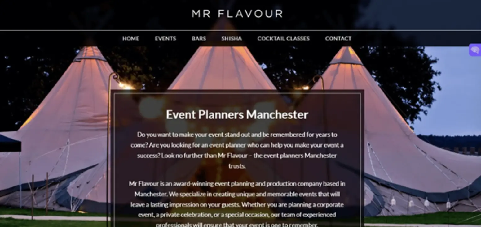 Mr Flavour homepage