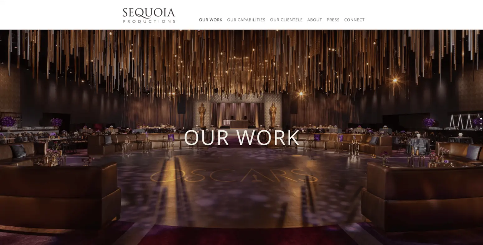 Sequoia Productions homepage