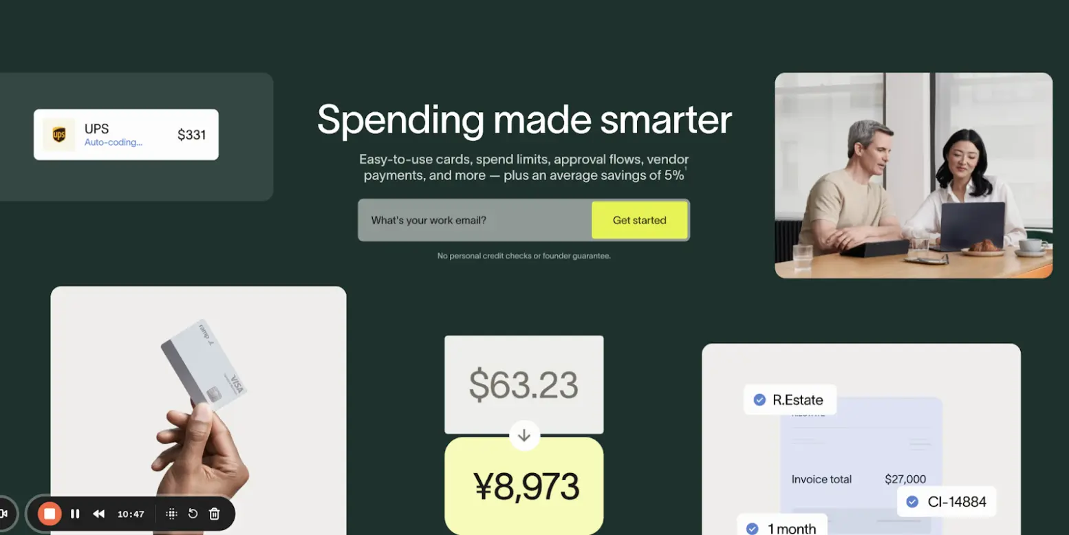Ramp homepage