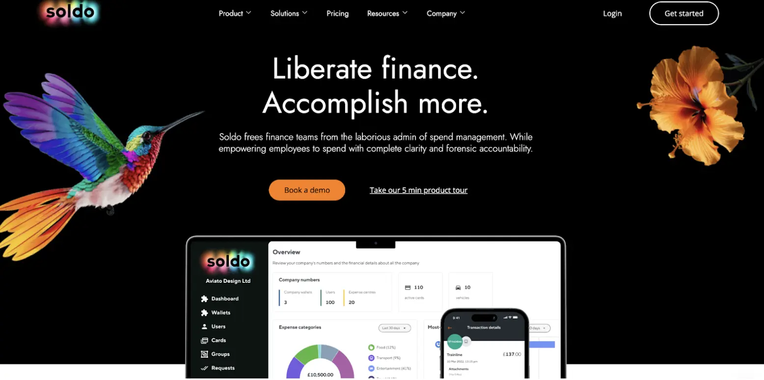 Soldo homepage