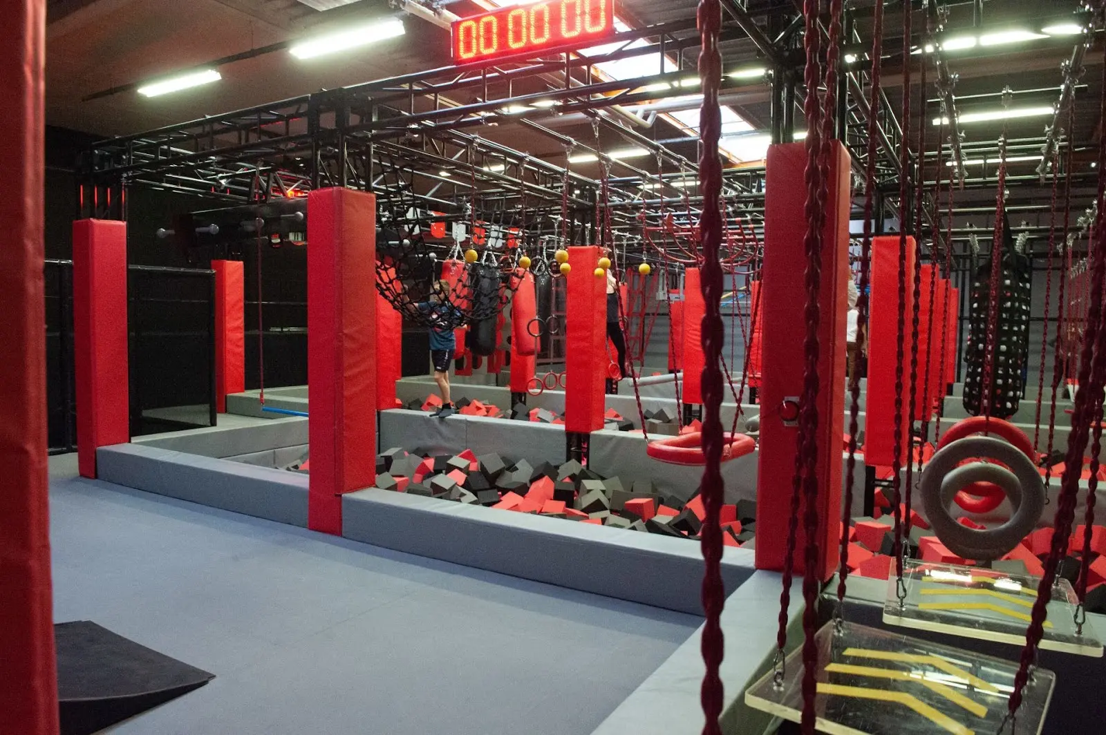 Indoor Parcour-Landschaft