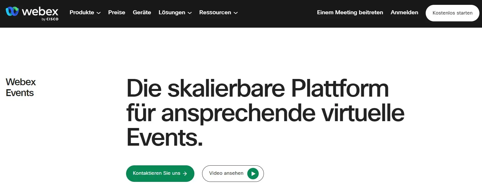 Webex Events