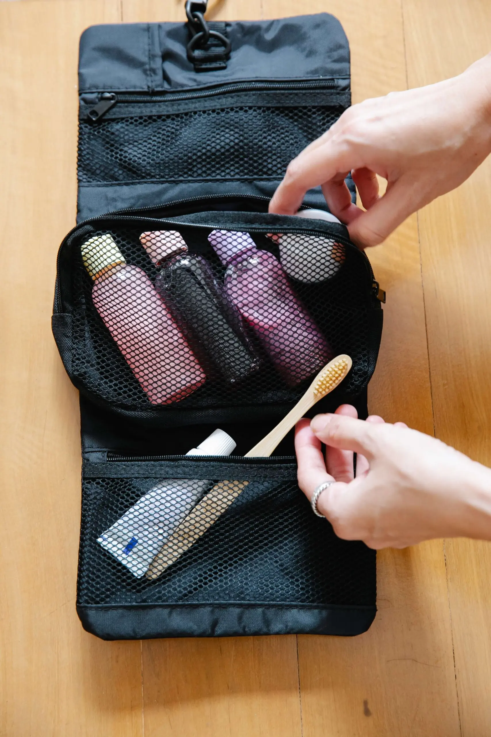 Travel With Toiletries Liquid Scaled