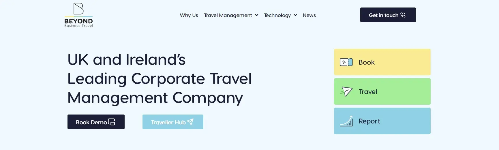Beyond Business Travel Homepage