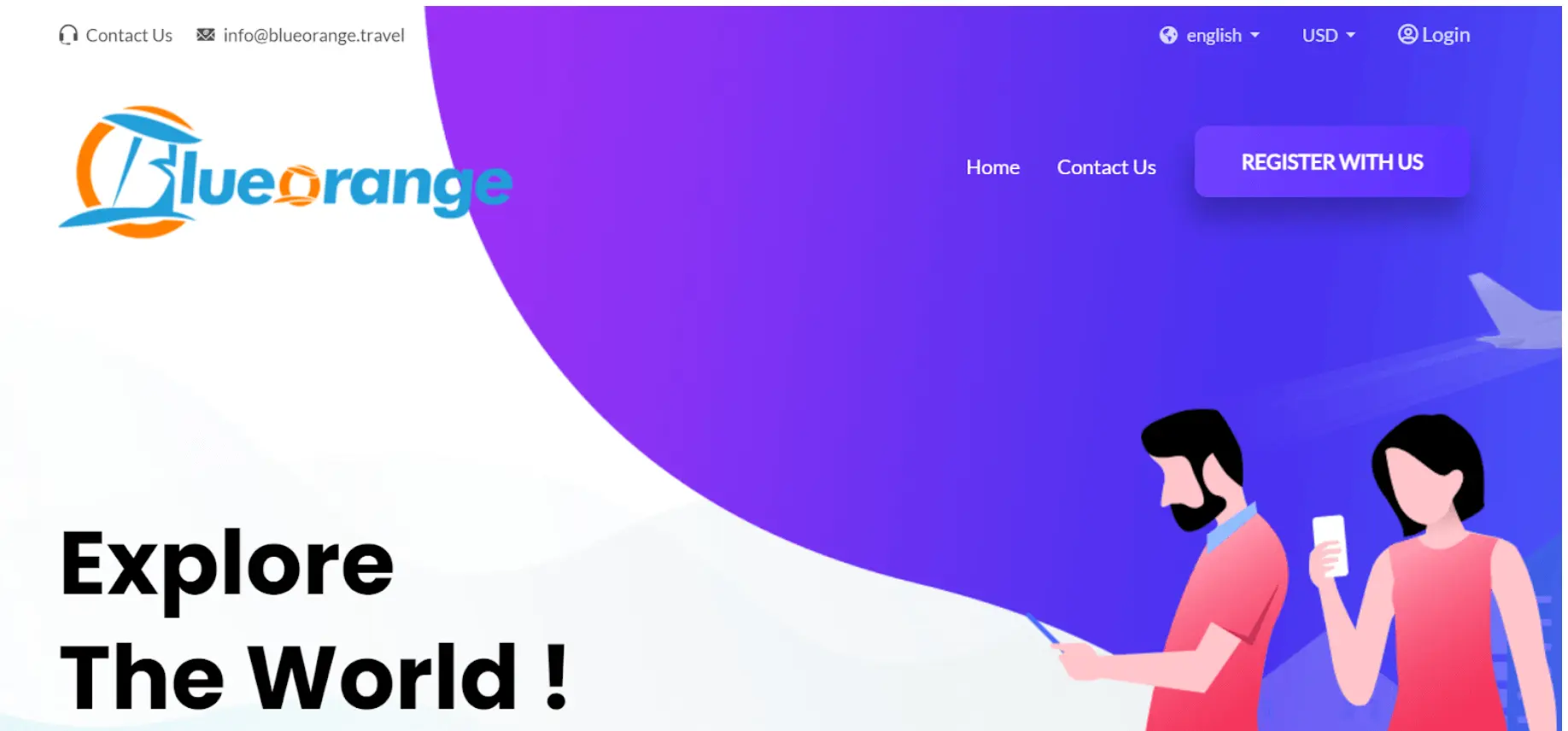 Blue Orange homepage