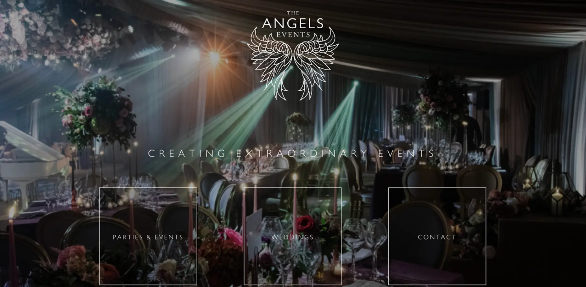 Angels Events Homepage