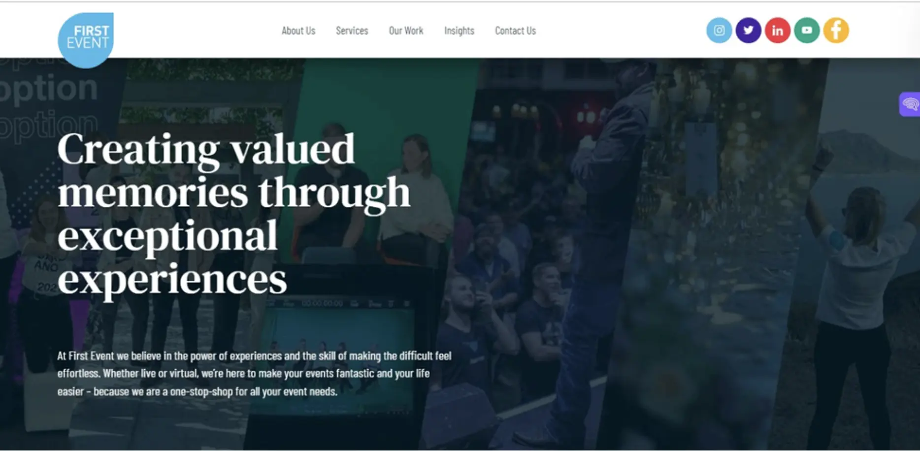 First Events Homepage