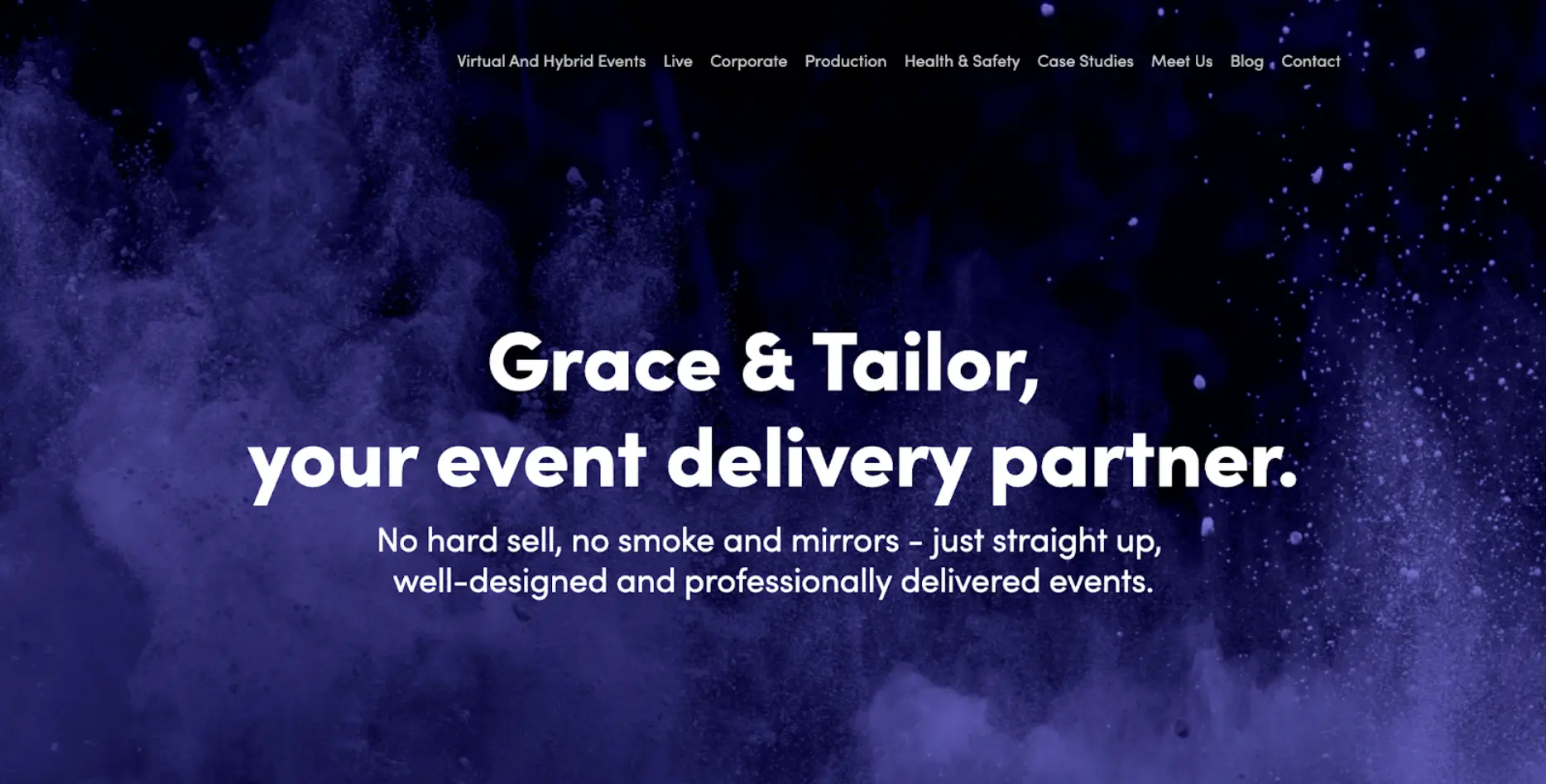 Grace and Tailor Homepage
