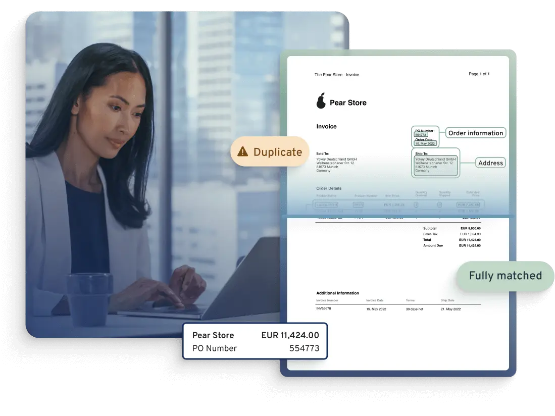 Visual Invoice Po Matching Approval
