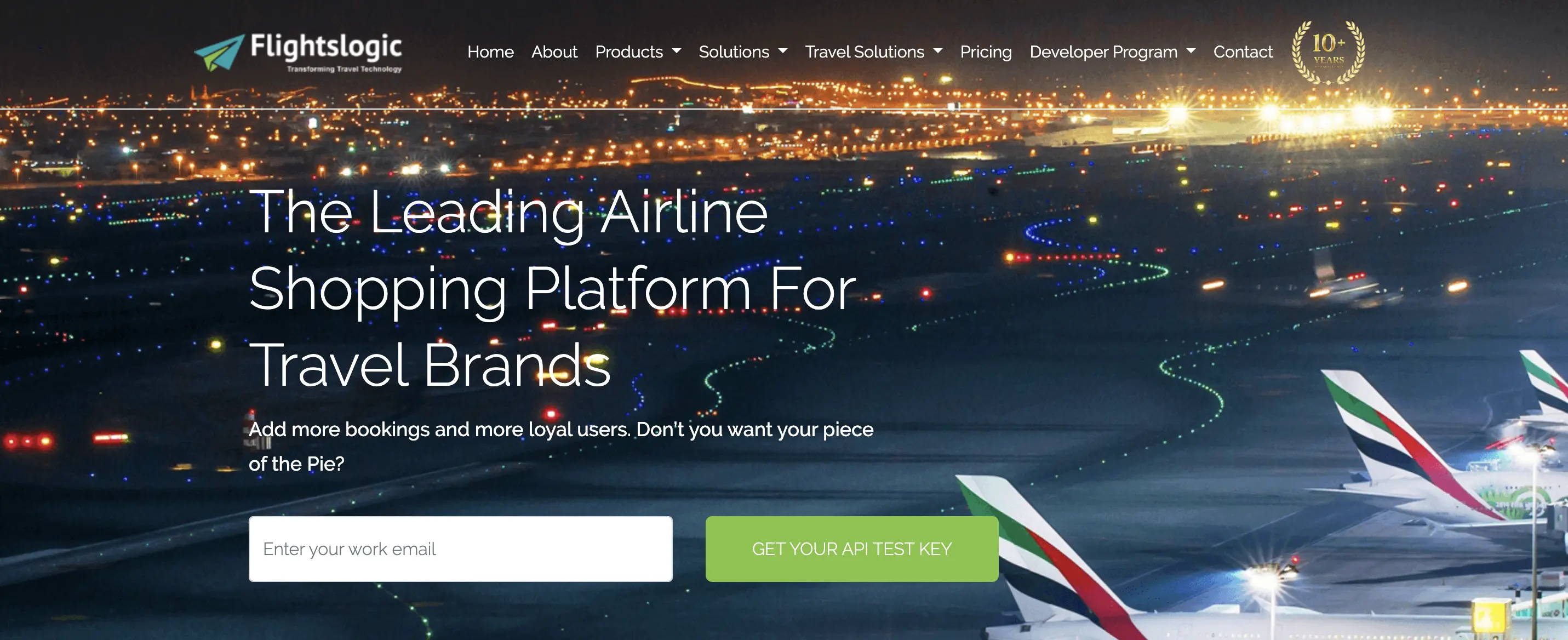 FlightsLogic homepage