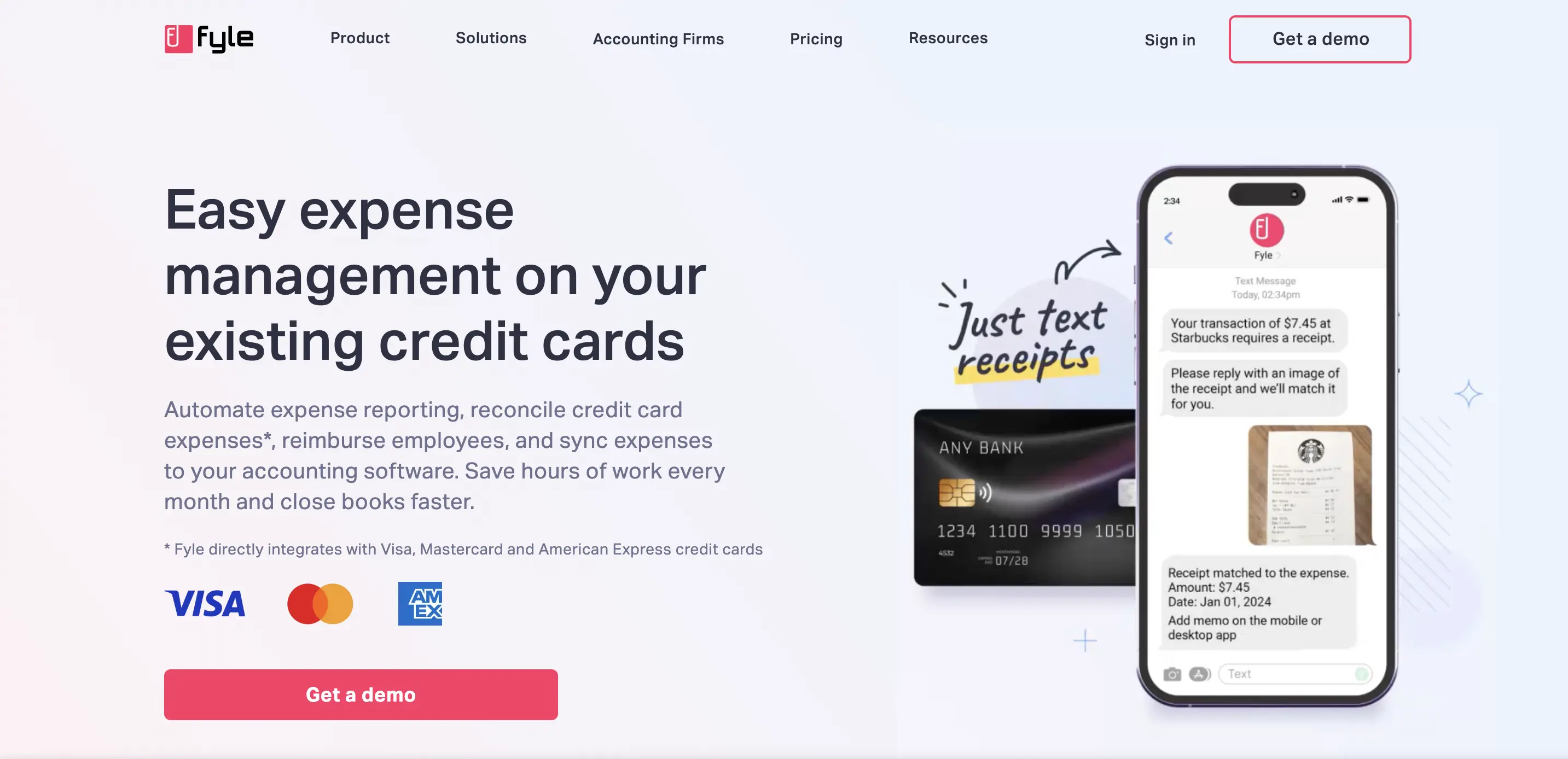 Fyle homepage