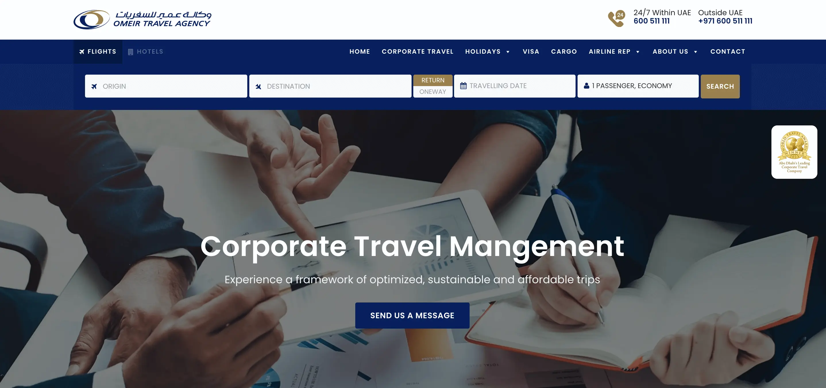 Omeir homepage