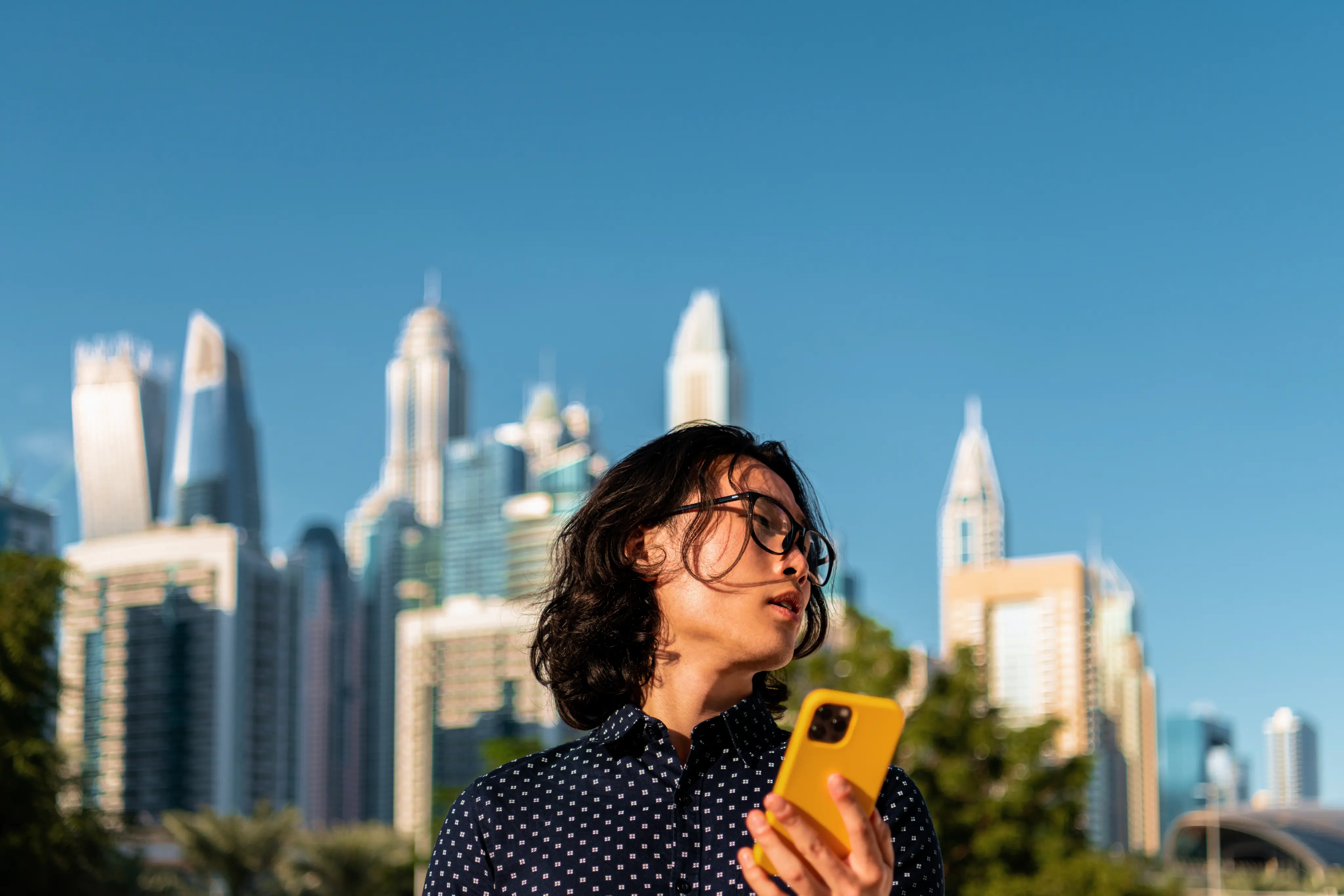 Young Businessman In The City