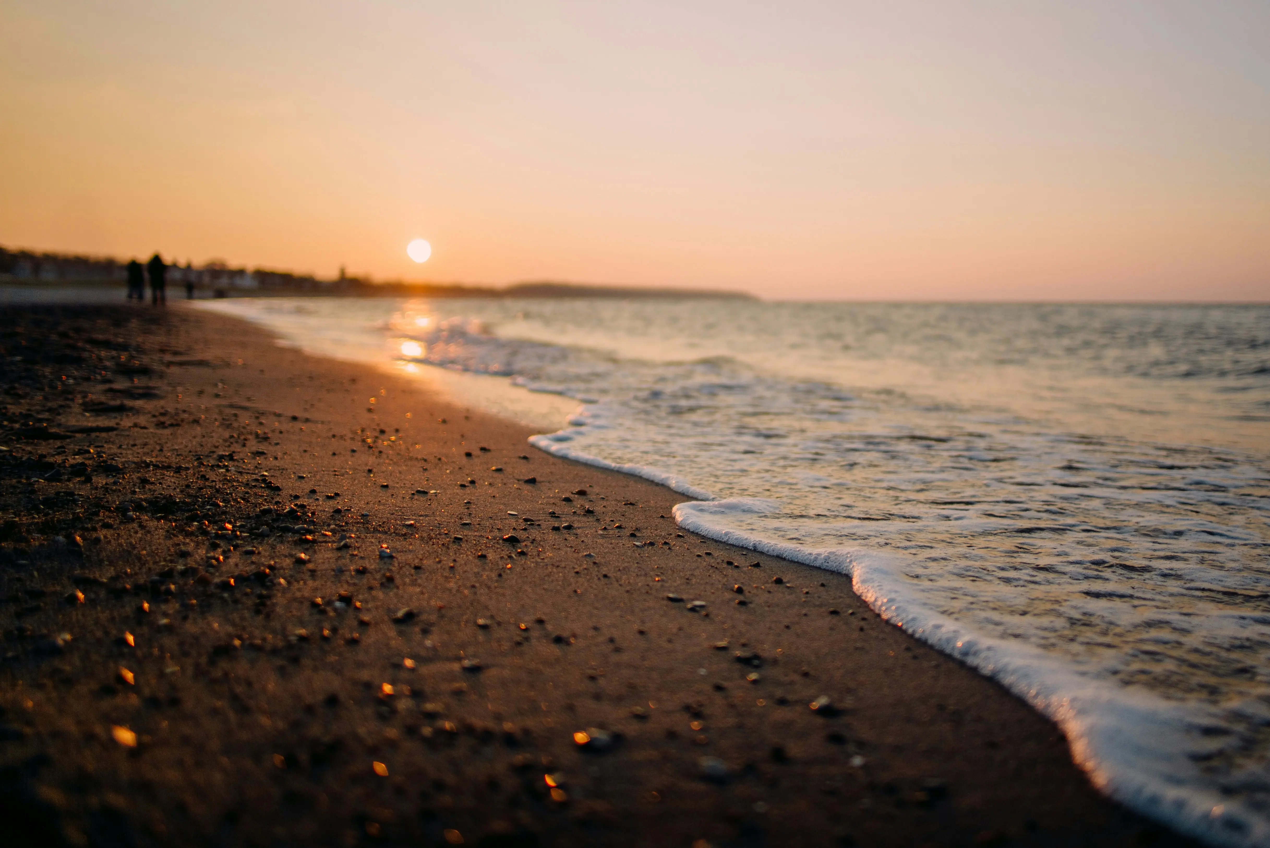 Sonnenuntergang am Ostseestrand