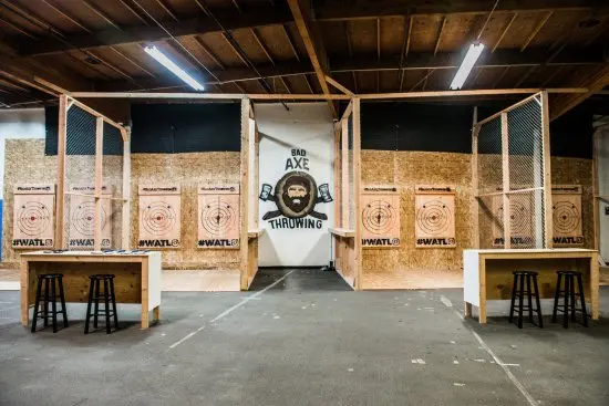 California Team Building Activities Axe Throwing