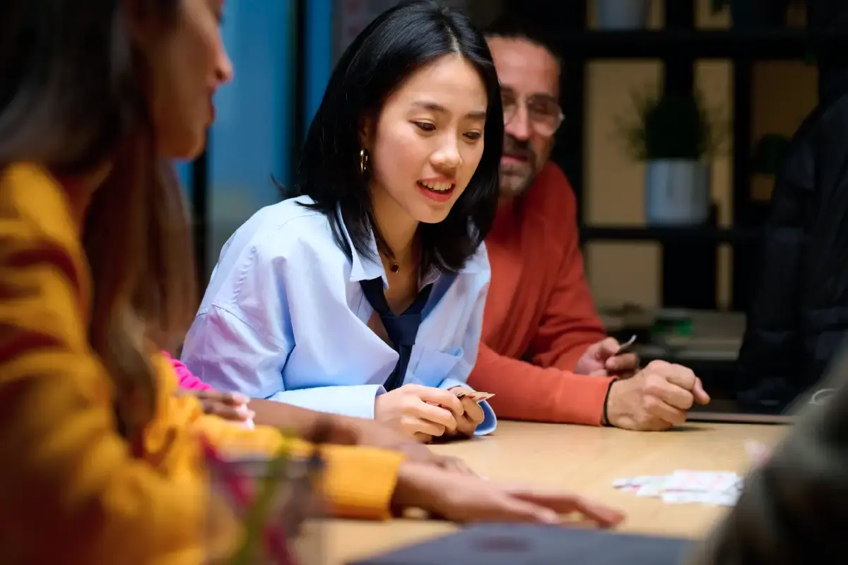 Break At Business Offic Playing Cards