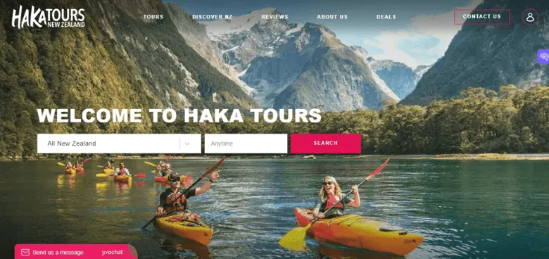 Haka Tours Best Online Travel Agencies New Zealand