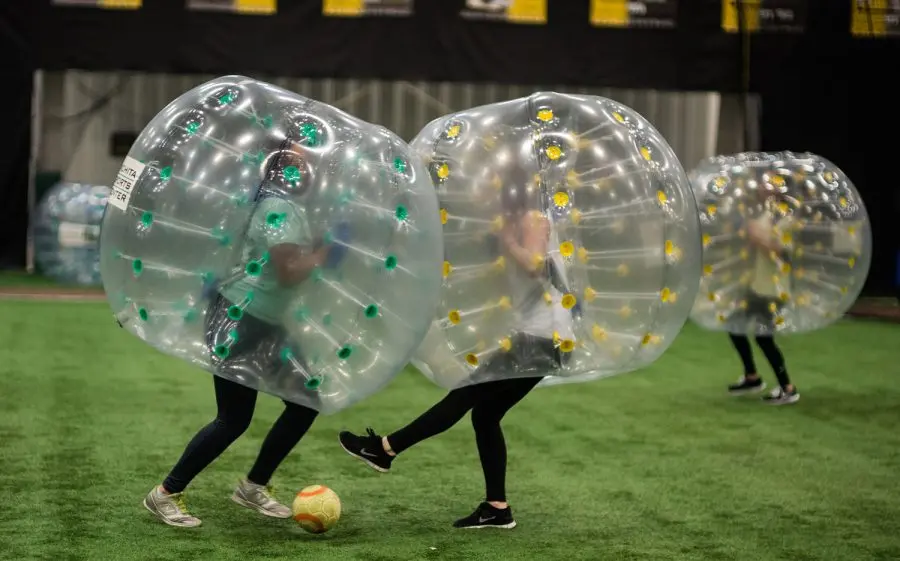California Team Building Activities Bubble Soccer
