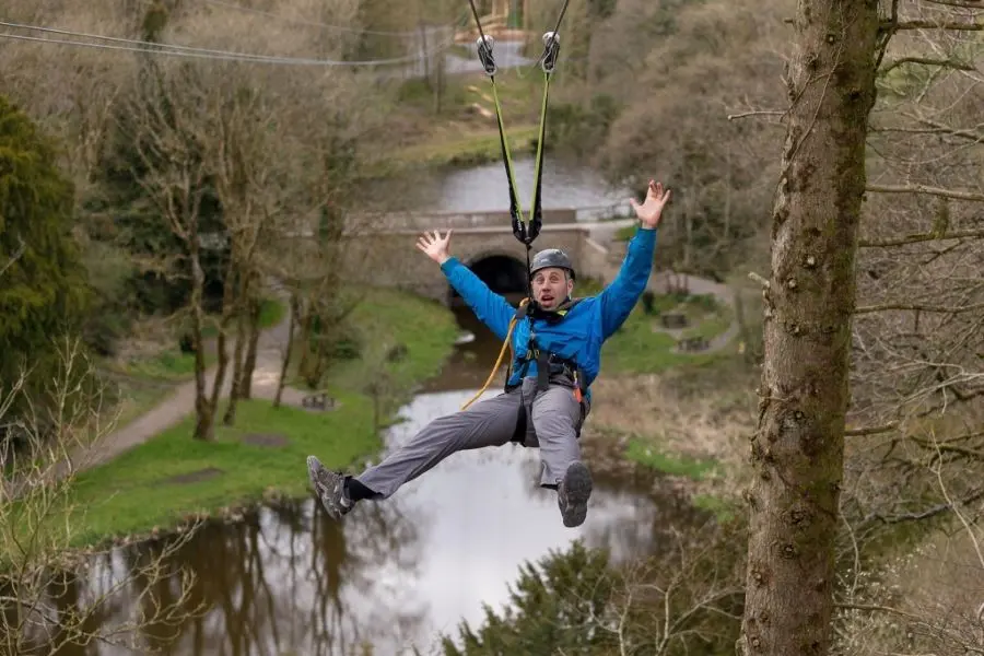 Ireland Team Building Activities Zip Line
