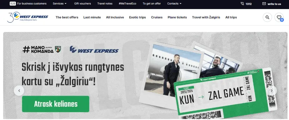 West Express Best Online Travel Agencies In Lithuania