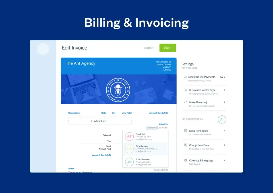 Freshbooks En