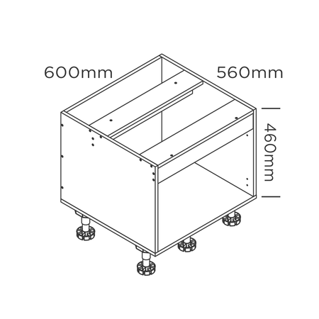 600mm farmhouse sink cabinet