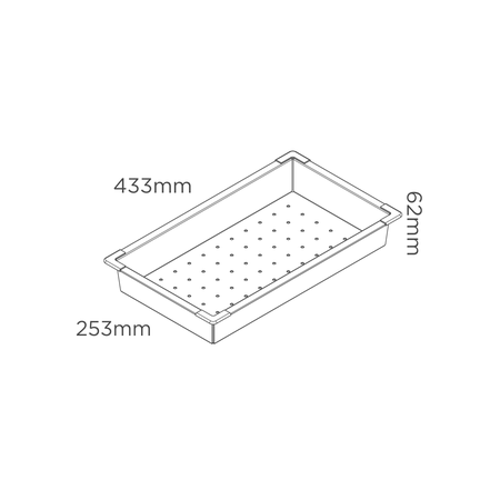 wide colander