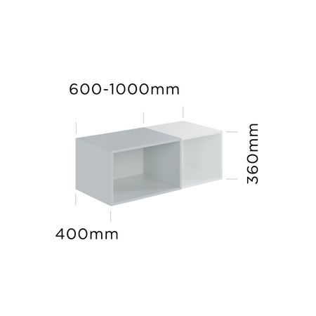 customisable deep overhead cabinet