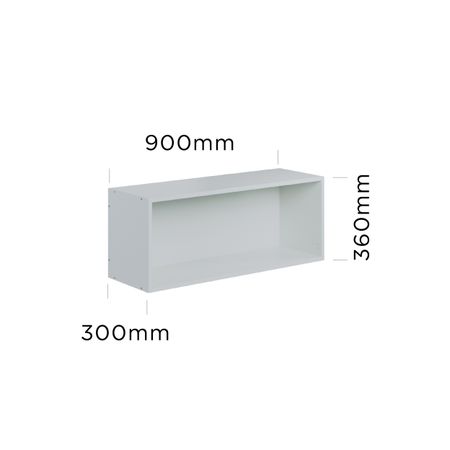 900mm slimline wall cabinet