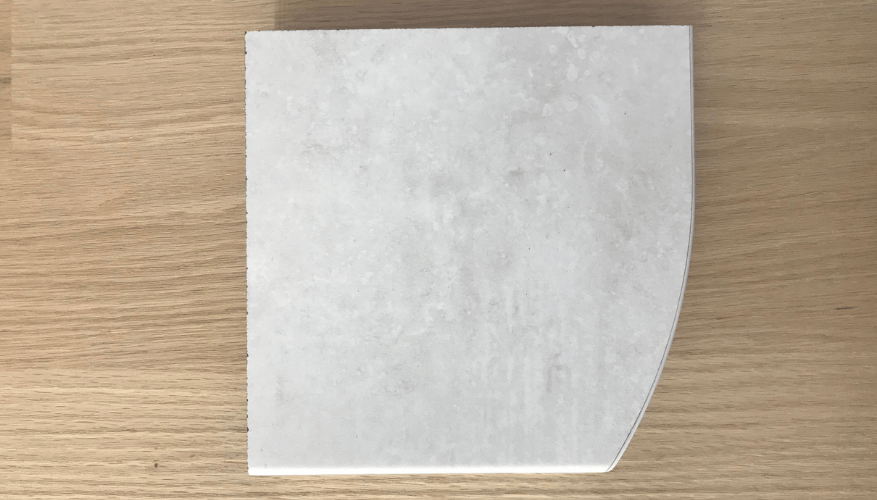 Kaboodle benchtops can be finished with rounded edges or safety corners to help reduce the risk of bumps and injuries.