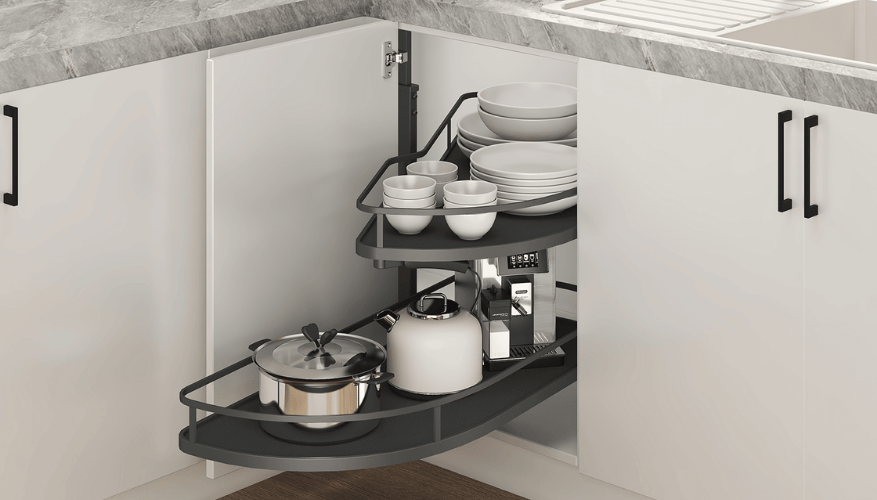 Kaboodle's wide range of wireware and drawer inserts are designed to improve organisation and accessibility