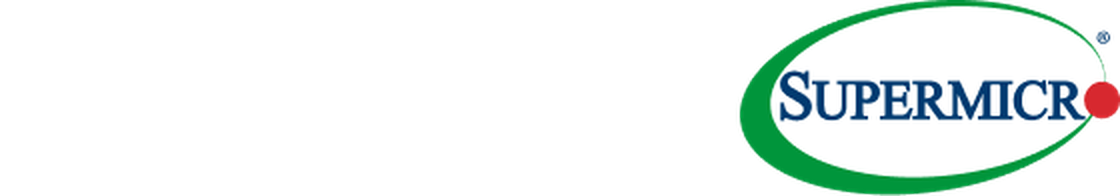 Logos of Mirantis and Supermicro on a black background. Supermicro logo is inside a green oval.